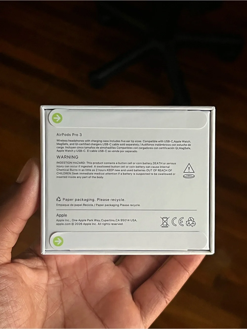 Apple AirPods Pro 3 (Noise cancellation)